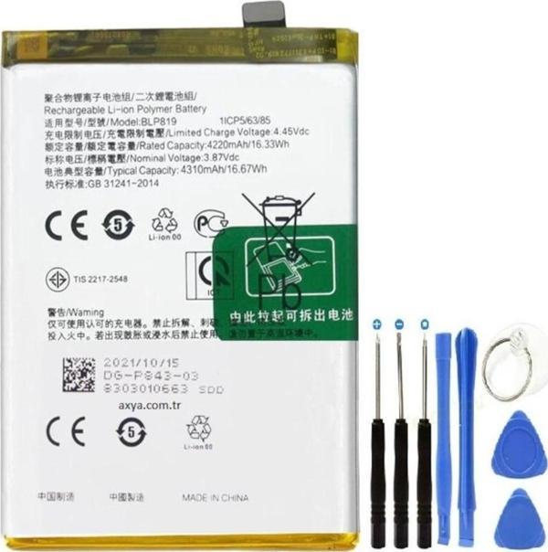 Oppo Reno 5 4G/Reno5Z/Reno 5 4G Pil Batarya BLP819 - Image 1