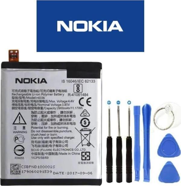 Nokia 5 Batarya Pil He336 ve Tamir Seti 2900 Mah - Image 1