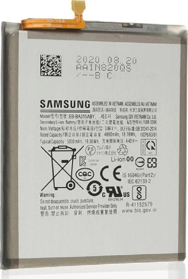 Samsung A31 Sm-A315 Pil Batarya Eb-Ba315Aby 4860 Mah - Image 1