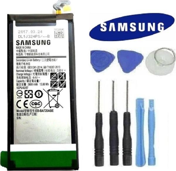 Samsung A7 A720 Pil Batarya Eb-Ba720Abe ve Tamir Seti - Image 1