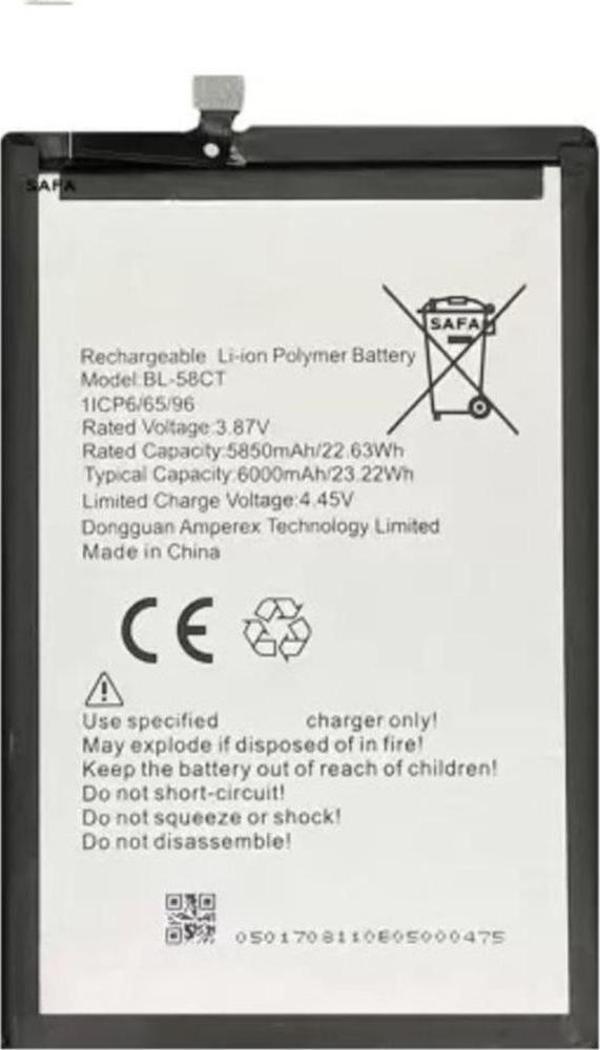 Tecno Spark 7 Pil Batarya BL-58BT - Image 1