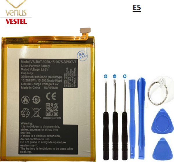 VESTEL VENÜS E5 PİL BATARYA VE TAMİR SETİ VS-BAT3300 - Image 1