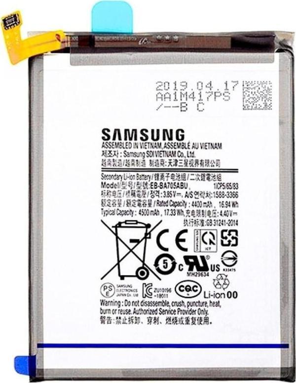 Samsung Galaxy A70 A705F Pil Batarya Eb-Ba705Abu 4400 Mah - Image 1