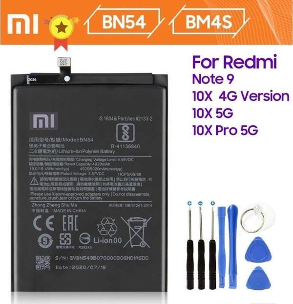 Xiaomi Redmi 10X/10X Pro Batarya Pil Bn4Sbn54 + Tamir Seti - Image 1