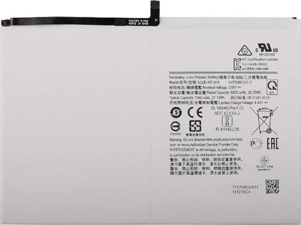 Samsung Galaxy Tab A7 T500 T505 T507 Scud-wt-n19 Tablet Batarya - Image 1