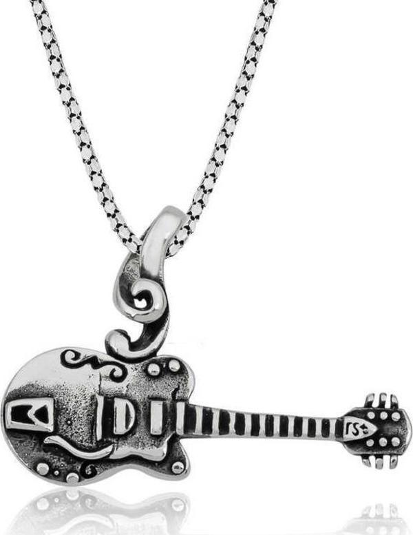 ​Gümüş Gitar Kolye - Image 1