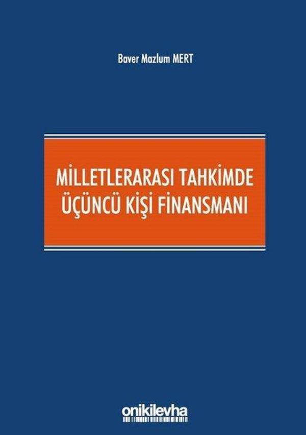 Milletlerarası Tahkimde Üçüncü Kişi Finansmanı - On İki Levha Yayıncılık - Image 1
