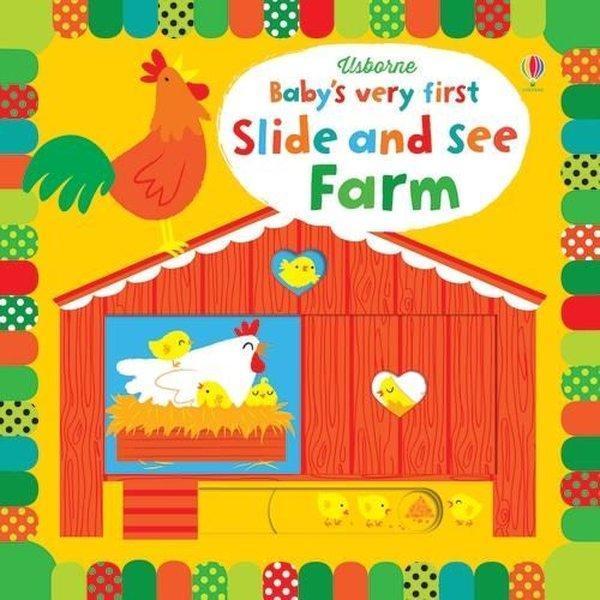 Baby's Very First Slide and See Farm - Usborne - Image 1