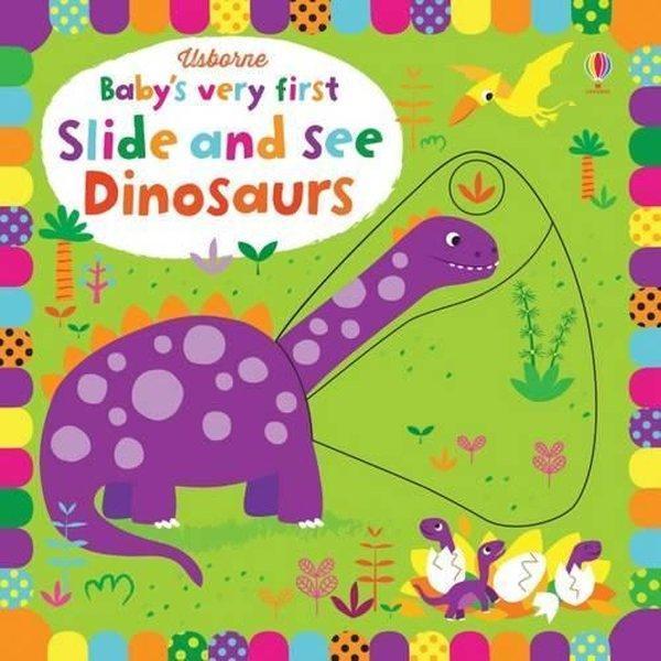 Baby's Very First Slide and See Dinosaurs - Usborne - Image 1