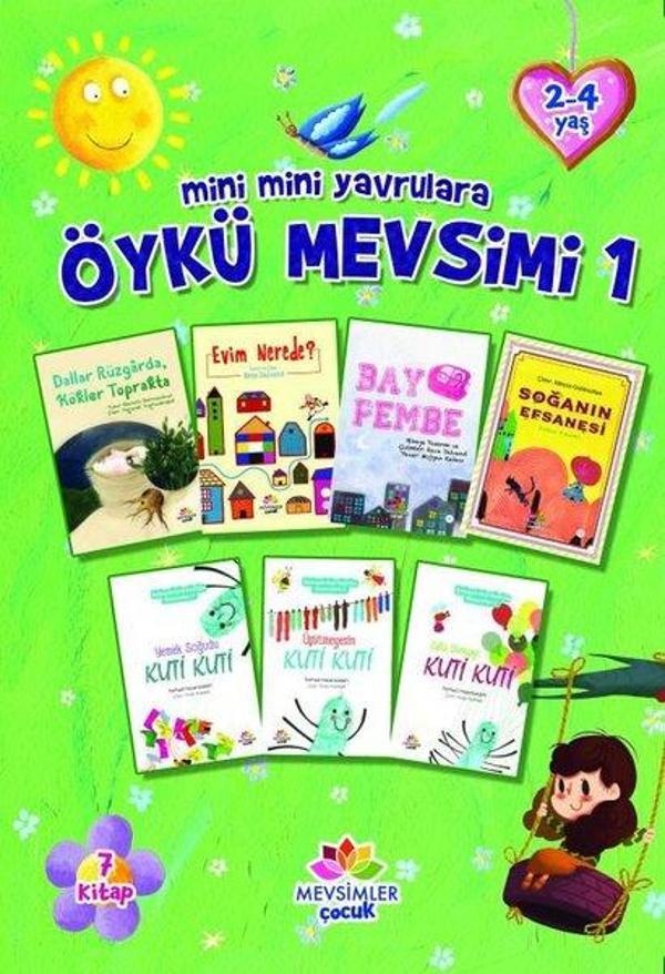 Mini Mini Yavrulara Öykü Mevsimi Seti 1 - 7 Kitap Takım - Mevsimler Çocuk - Image 1