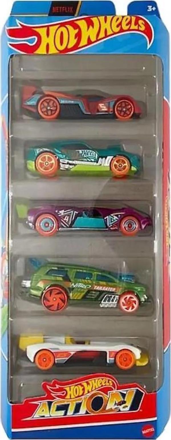 Mattel Hot Wheels Araba Seti 5 Li 1806 HTV45 - Image 1