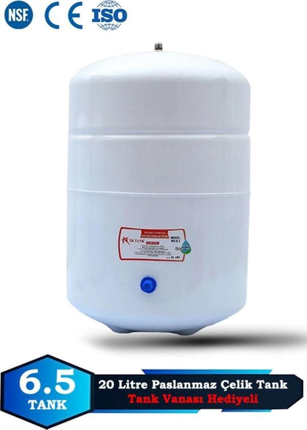 Su Arıtma Cihazı Metal Genleşme Su Tankı 20 Lt NSF Belgeli Su Arıtma Deposu Tank Vanası - Image 1