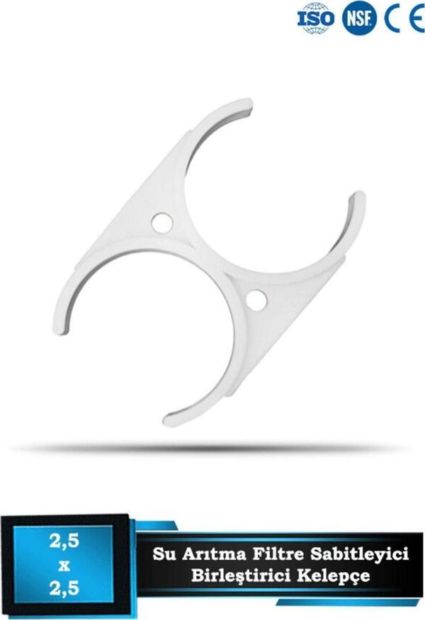 Su Arıtma Filtreleri Için 2.5x2.5 Kelepçe - Image 1