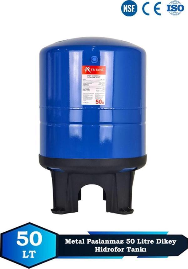 Trtank Profesyonel 50 Litre Dikey Ayaklı Nsf Membranlı Hidrofor Genleşme Tankı - Image 1