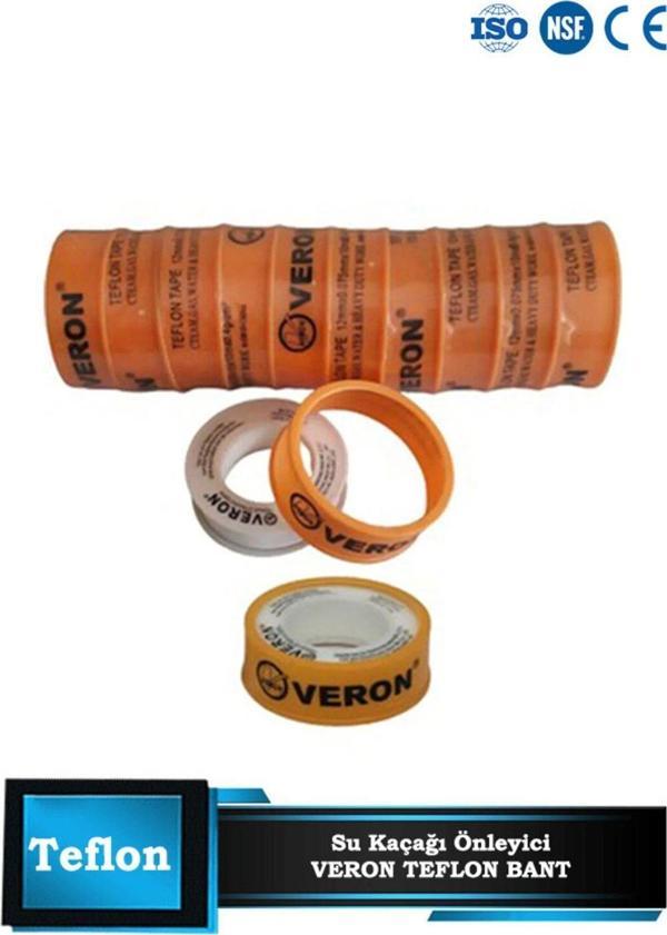 Veron Kalın (19MM) Lüks Su Sızdırmazlık Bandı Teflon Bant ( 1 Adet ) - Image 1