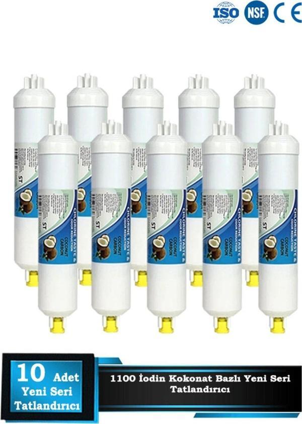 Yeni Nesil Tüm Cihazlara Uyumlu 1100 Iodine Tatlandırıcı Filtre Son Karbon 10 Adet - Image 1