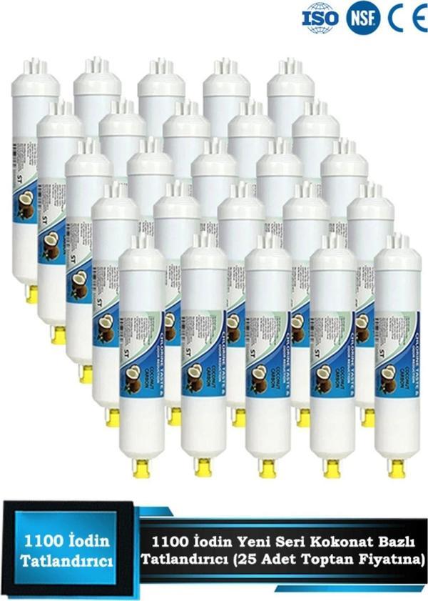 Yeni Nesil Tüm Cihazlara Uyumlu 1100 Iodine Tatlandırıcı Filtre Son Karbon 25 Adet - Image 1