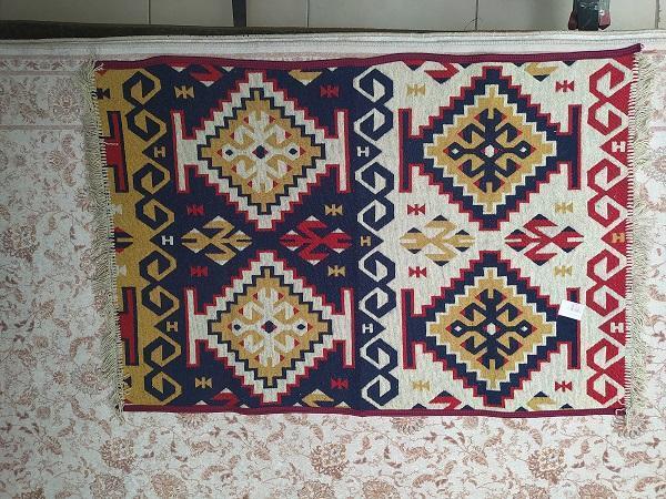 Kilim Antik 14582 Otantik Desen motif Model 80'*125cm 1 m² Natüre boya  El yapım  - Image 1