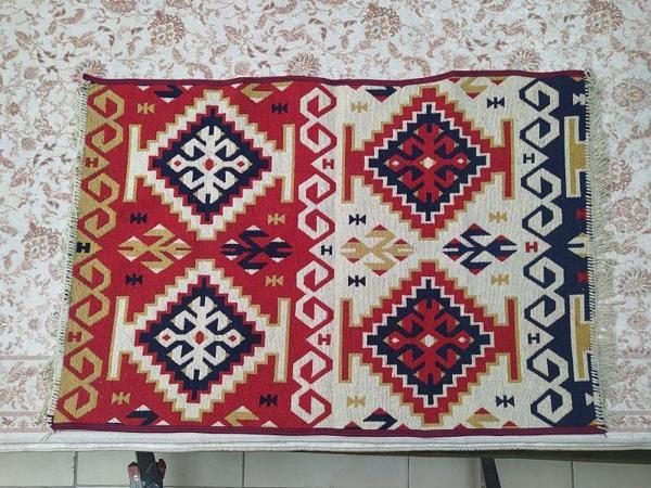 Kilim Antik 14583 Otantik Desen Model 80'*125 cm 1m² Natüre boya  El yapım  - Image 1