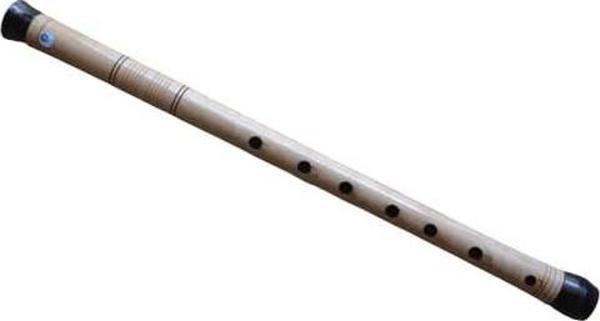 VERNİKLİ HORLATMALI FLÜT KAVAL Sİ - 40 CM - DİLLİ DÜDÜK - Image 1