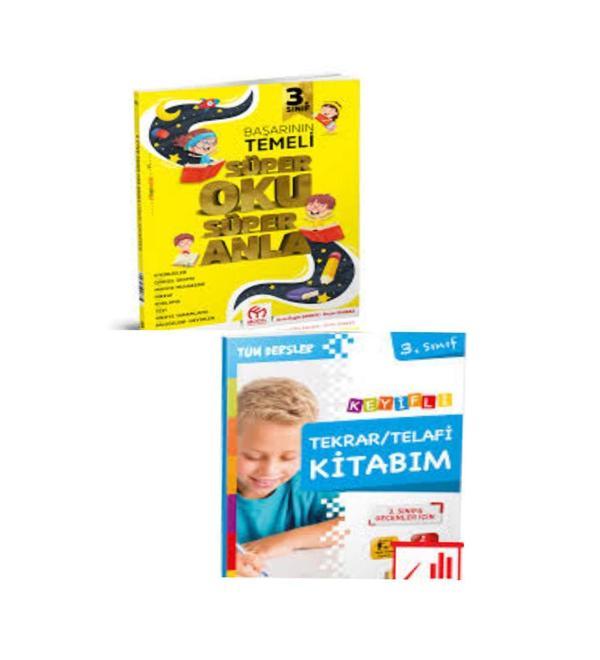 3.sınıf Süper Oku Anla+Tekrar Telafi Kitabım - Model Eğitim Yayınları - Image 1