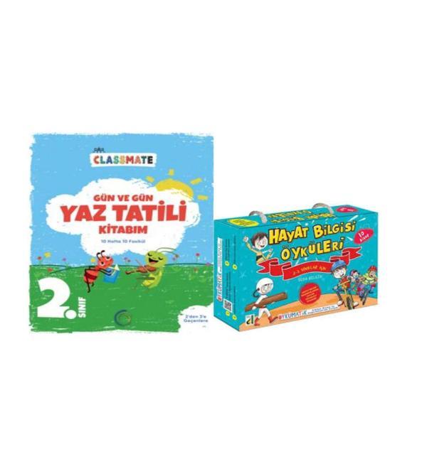 2. Sınıf Gün Ve Gün Yaz Tatili Kitabım Ve Hayat Bilgisi Öyküleri - Okyanus Yayıncılık - Image 1