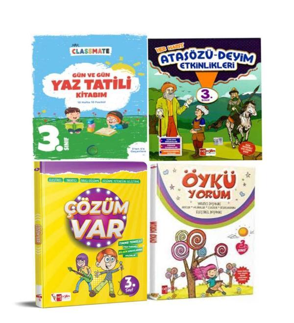 3. Sınıf Gün Ve Gün Yaz Tatili Kitabım +Çözüm Var + Öykü Yorum Ve  Atasözü-Deyim Etkinlikleri - Okyanus Yayıncılık - Image 1