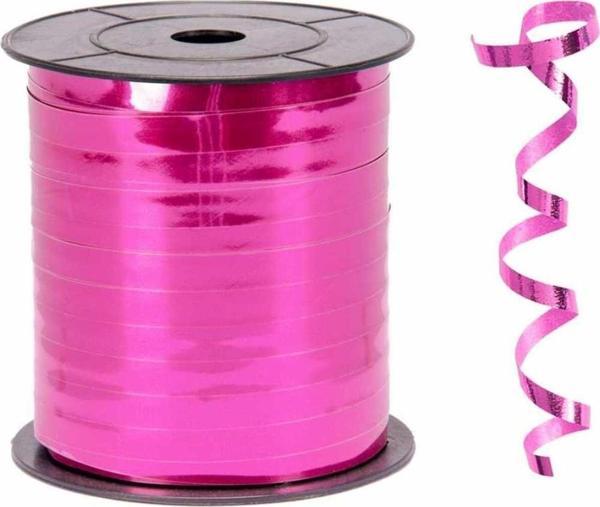 Tifoys Fuşya Renk Metalik Rafya 8 Mm X 200 Mt - Image 1