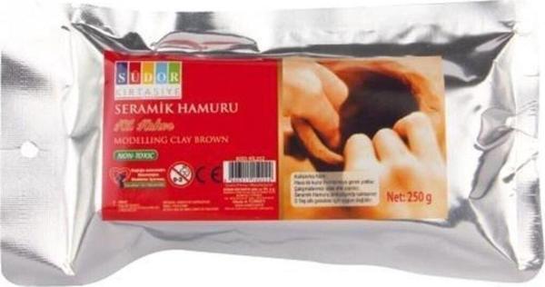 Südor Seramik Hamuru Kil Kahve 250 Gr Kil252 9000422 - Image 1