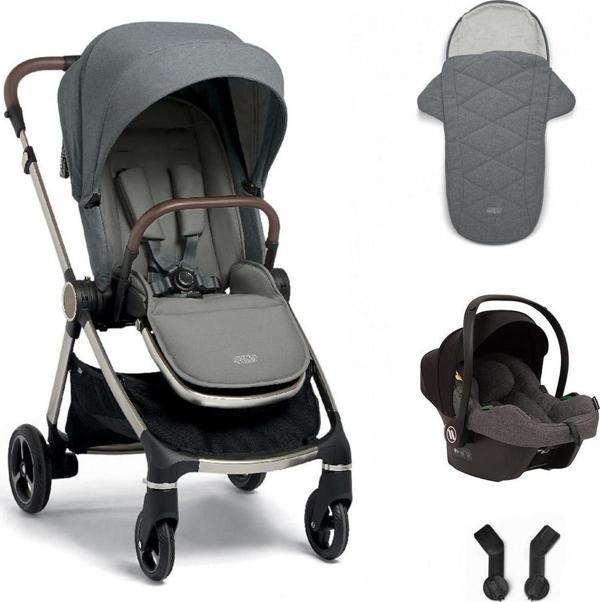Mamas & Papas Strada Cosmo Travel Sistem Bebek Arabası Grey Melange - Image 1