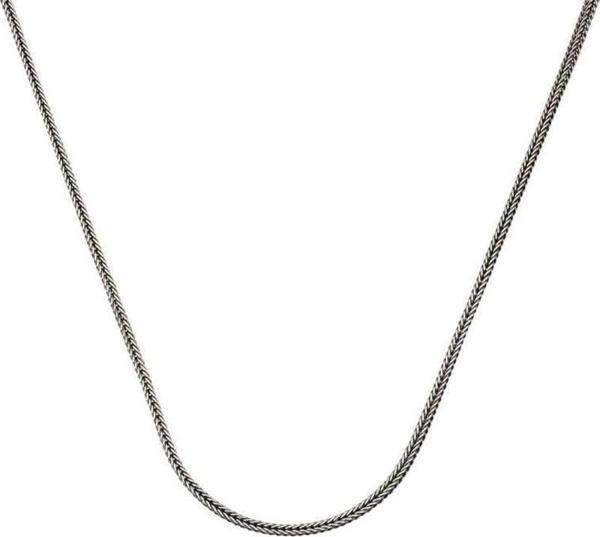 ​Gümüş 2 mm Tilki Kuyruğu 55 Cm Zincir - Image 1