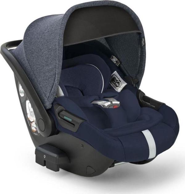 Inglesina Darwin Infant Recline i-Size Gr 0+ Yatırılabilen Bebek Ana Kucağı ve Oto Koltuğu 40-75 cm - Soho Blue - Image 1