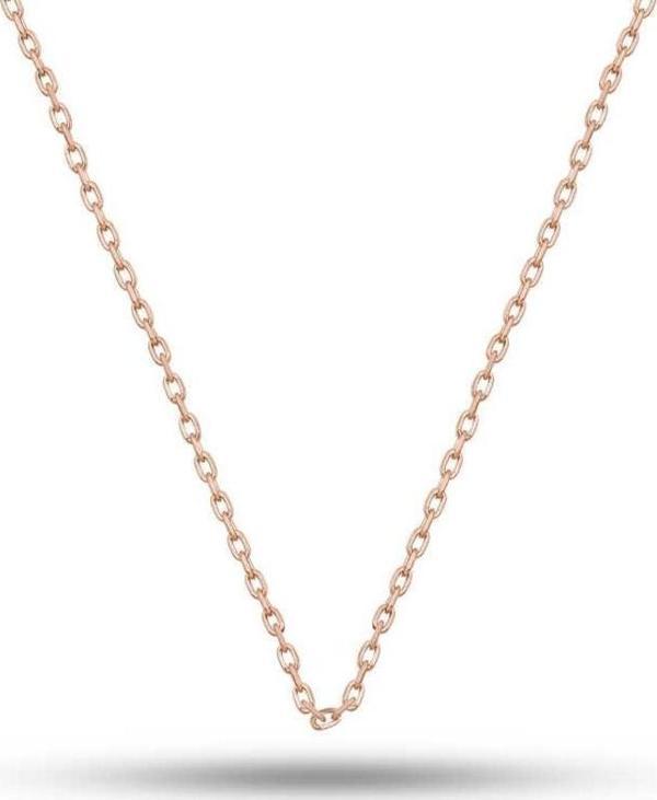 Gümüş Rose 0.30 Mikron 45 Cm Forse Kadın Zincir - Image 1