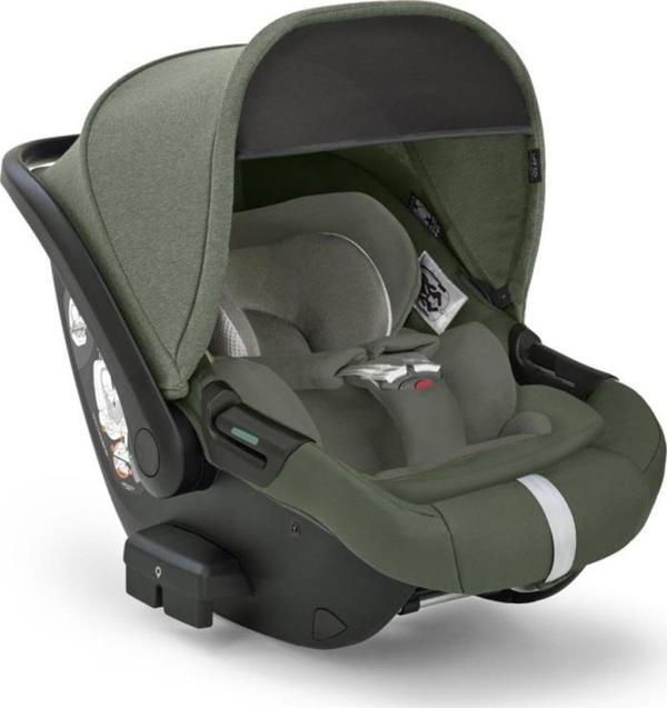 Inglesina Darwin Infant Recline i-Size Gr 0+ Yatırılabilen Bebek Ana Kucağı ve Oto Koltuğu 40-75 cm - Tribeca Green - Image 1