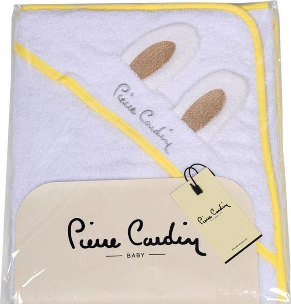 Pierre Cardin Kundak Banyo Havlusu 75x75 cm - Sarı Biyeli - Image 1