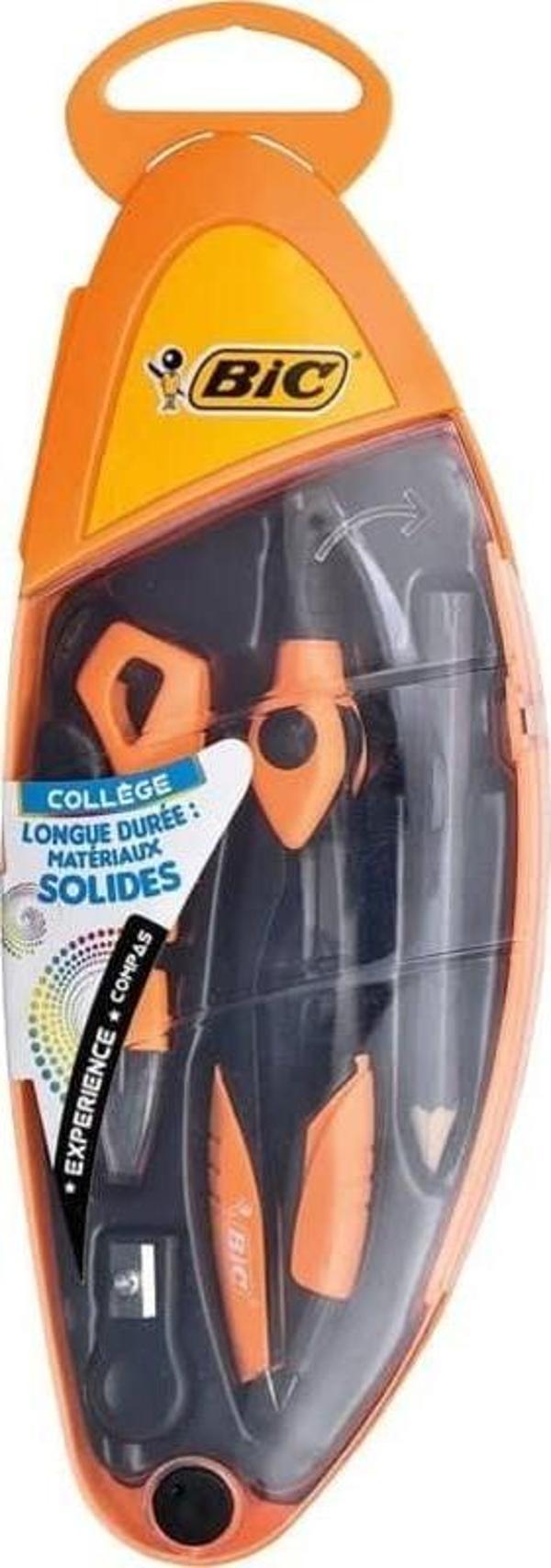 Bic College Pergel Seti 5 Parça Turuncu - Image 1