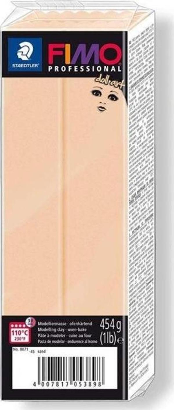 Staedtler Fimo Professional Doll Art Polimer Kil 454 gr. 45 Kum - Image 1