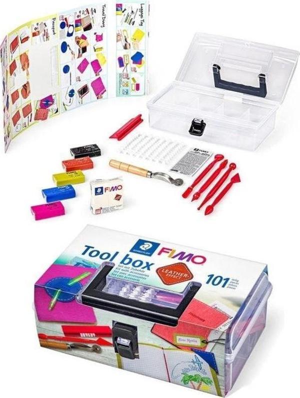 Staedtler Fimo Leather Effect Tool Box Set - Image 1