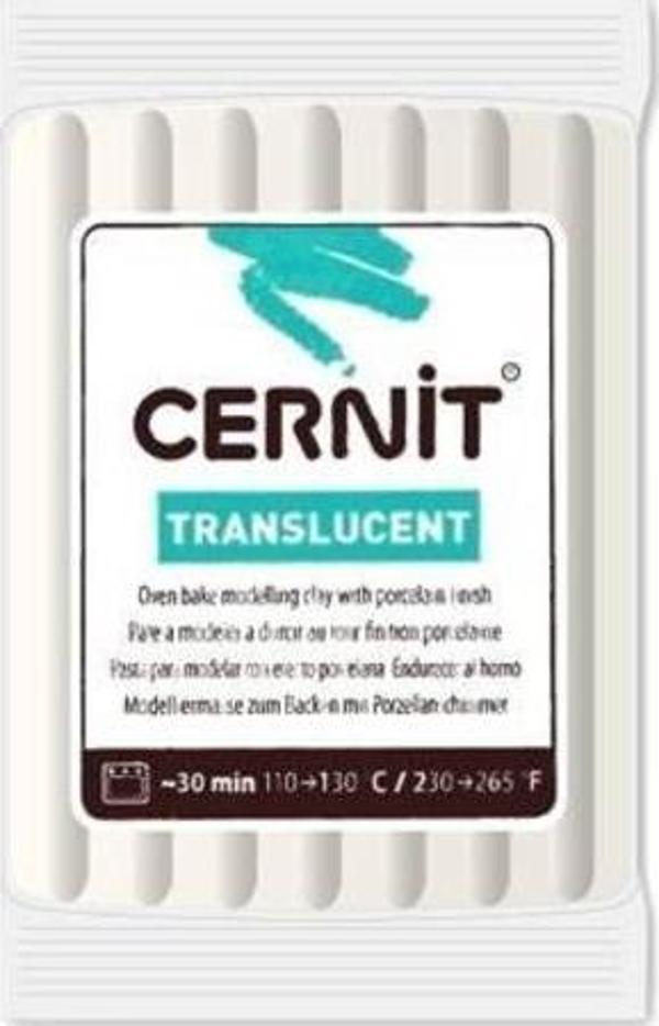 Cernit Translucent (Transparan) Polimer Kil 56 gr 024 Night Glow - Image 1