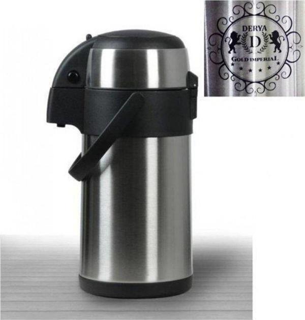 Derya 4 Litre Çelik Termos - Image 1