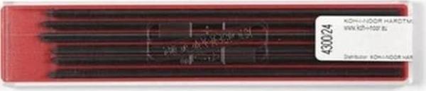Koh-i Noor Tecnical Coloured Leads 2.0 mm Renkli Uç Siyah 12'li - Image 1