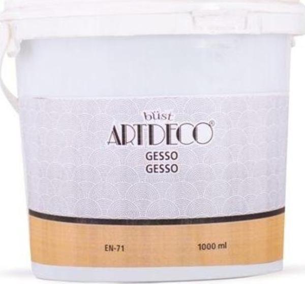 Artdeco BEYAZ Gesso Tuval Astar Boyası 1000 ml. - Image 1