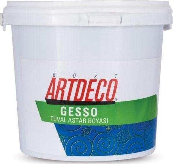 Artdeco SİYAH Gesso Tuval Astar Boyası 1000 ml. - Image 1