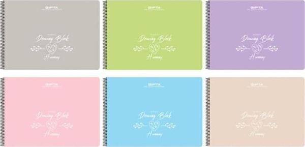 Gıpta Harmony PP Kapak Spiralli Resim Defteri 35x50 cm 30 Yaprak - Image 1