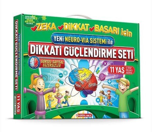 Yeni Neuro-Via Sistemi İle Dikkati Güçlendirme Seti 11 Yaş - Adeda Yayıncılık - Image 1