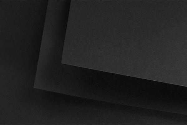 Fabriano Black Black Çok Amaçlı Pürüzsüz Yüzeyli Kağıt 460 gr. 50x70 cm. 10'lu Paket SİYAH - Image 1