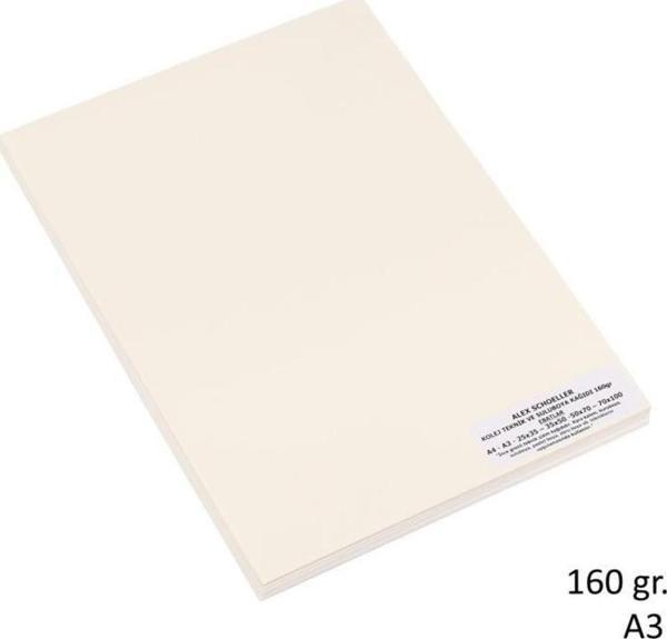 Alex Schoeller College Teknik Çizim Kağıdı 160 gr. A3 100'lü Paket - Image 1