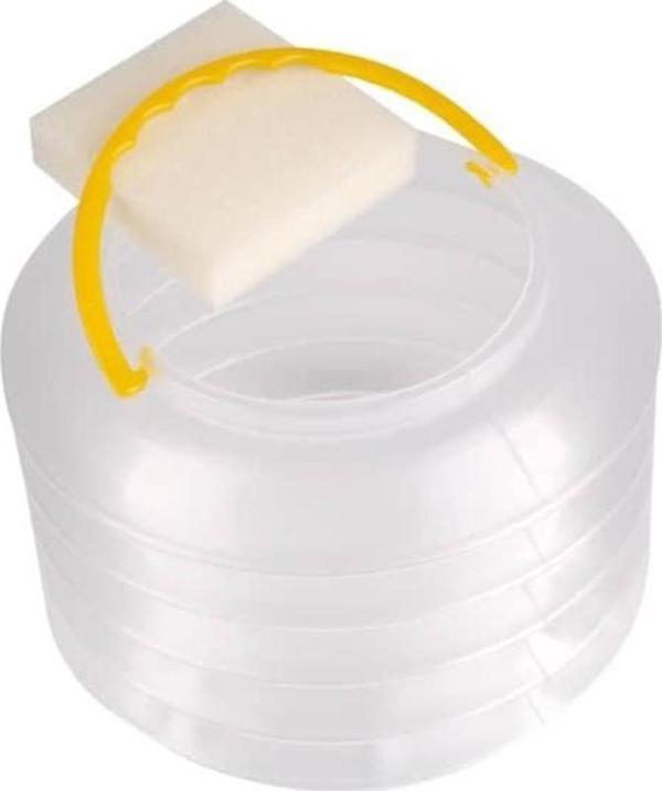 Lutart Plastik Akordeon Fırça Yıkama Kabı 15 cm  - Image 1