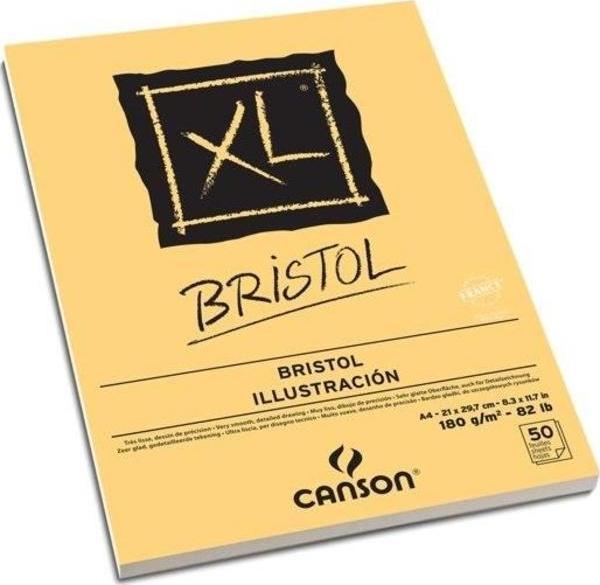 Canson XL Bristol Defter Blok 180 gr. A4 50 Sayfa - Image 1