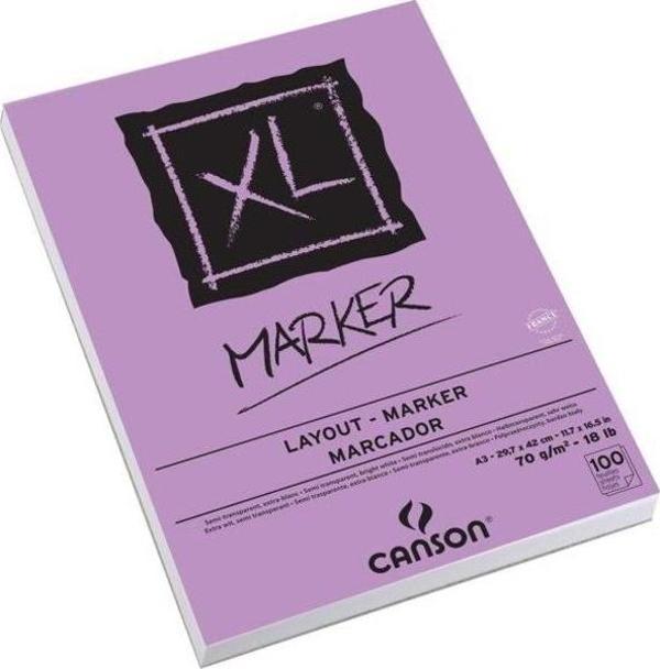 Canson XL Marker Pad A3 70 gr. 100 Sayfa - Image 1